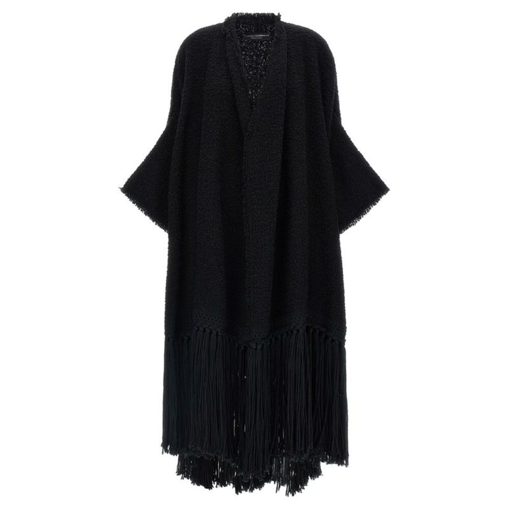 Dolce & Gabbana Black Virgin Wool Women's Cardigan